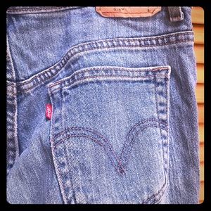 LEVI’s 515 Bootcut in good worn condition